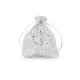 Woreczek podarunkowy 9x11 cm organza - White (100 Sztuki)