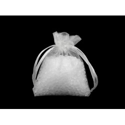 Woreczek podarunkowy 7x9 cm organza - White (100 Sztuki)