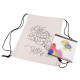 Cotton bag / drawstring school bag for diy painting 27x35 cm - Ecru light (1 Piece) Cotton bag / drawstring school bag for diy painting 27x35 cm - Ecru light (1 Piece)