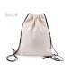 Cotton bag / drawstring school bag for diy painting 27x35 cm - Ecru light (1 Piece) Cotton bag / drawstring school bag for diy painting 27x35 cm - Ecru light (1 Piece)