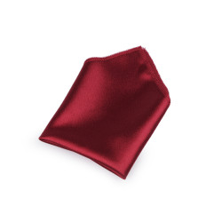 Chusteczka satynowa / poszetka w pudełeczku - Bordo (1 Sztuka)