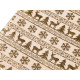 Sac cadeau de noël avec imprimé métallisé, 20 x 30 cm, imitation jute - Écru lumineux (1 Pièce) Sac cadeau de noël avec imprimé métallisé, 20 x 30 cm, imitation jute - Écru lumineux (1 Pièce)