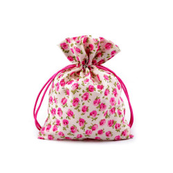 Gift bag rose 13x18 cm - Ecru light (10 Pieces)