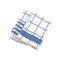 Asciugamano in cotone, dimensioni: 50 x 70 cm, in cotone egiziano - Blu-viola (2 Pezzi)