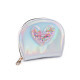 Girl's wallet, heart with sand sequins 10.5x13 cm - Blue light (1 Piece) Girl's wallet, heart with sand sequins 10.5x13 cm - Blue light (1 Piece)