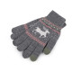 Knitted gloves with lining, unisex, touch-screen - Pink (1 Pair) Knitted gloves with lining, unisex, touch-screen - Pink (1 Pair)