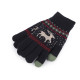 Knitted gloves with lining, unisex, touch-screen - Pink (1 Pair) Knitted gloves with lining, unisex, touch-screen - Pink (1 Pair)