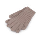 Knitted gloves with holes for touch devices - Grey (3 Pairs) Knitted gloves with holes for touch devices - Grey (3 Pairs)