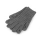 Knitted gloves with holes for touch devices - Grey (3 Pairs) Knitted gloves with holes for touch devices - Grey (3 Pairs)