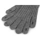 Knitted gloves with holes for touch devices - Grey (3 Pairs) Knitted gloves with holes for touch devices - Grey (3 Pairs)