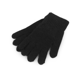 Knitted gloves unisex - Black (1 Pair)