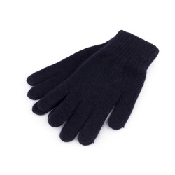 Knitted gloves unisex - Blue dark (1 Pair)