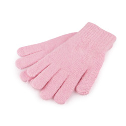 Knitted gloves unisex - Light pink (1 Pair)