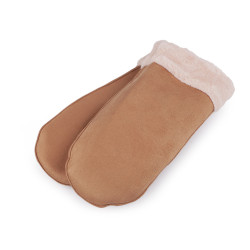 Rękawiczki damskie jednopalczaste - Beżowa camel (1 Para)