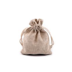 Bolsa de regalo de lino 8x10 cm - Arpillera (1 Pieza)