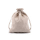 Bolsa de regalo de lino 14x19 cm - Arpillera (1 Pieza) Bolsa de regalo de lino 14x19 cm - Arpillera (1 Pieza)