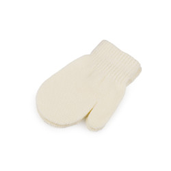 Children's knitted gloves / mittens - Creamy light (1 Pair)