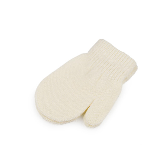 Children's knitted gloves / mittens - Creamy light (1 Pair) Children's knitted gloves / mittens - Creamy light (1 Pair)