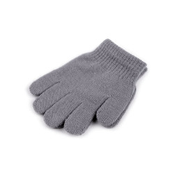 Children's knitted gloves - Grey (1 Pair)