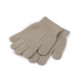 Children's knitted gloves - Grey (1 Pair) Children's knitted gloves - Grey (1 Pair)