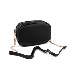 Borsa a tracolla da donna/ragazza, dimensioni: 13,5 x 20 cm - Nero (1 Pezzo)