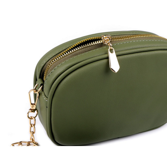 Ladies / girls' crossbody bag 13.5x20 cm - Green (3 Pieces) Ladies / girls' crossbody bag 13.5x20 cm - Green (3 Pieces)