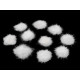 Aplikacja pompon futerkowy ø3 cm - Pudrowy (100 Sztuki) Aplikacja pompon futerkowy ø3 cm - Pudrowy (100 Sztuki)