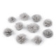 Aplikacja pompon futerkowy ø3 cm - Pudrowy (100 Sztuki) Aplikacja pompon futerkowy ø3 cm - Pudrowy (100 Sztuki)
