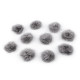 Aplikacja pompon futerkowy ø3 cm - Pudrowy (100 Sztuki) Aplikacja pompon futerkowy ø3 cm - Pudrowy (100 Sztuki)