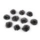 Aplikacja pompon futerkowy ø3 cm - Pudrowy (100 Sztuki) Aplikacja pompon futerkowy ø3 cm - Pudrowy (100 Sztuki)