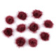 Aplikacja pompon futerkowy ø3 cm - Pudrowy (100 Sztuki) Aplikacja pompon futerkowy ø3 cm - Pudrowy (100 Sztuki)