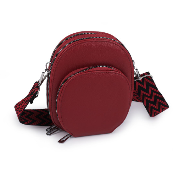 Női / lányos crossbody táska pánttal 14x19 cm - Sötét bézs (1 Darab) Női / lányos crossbody táska pánttal 14x19 cm - Sötét bézs (1 Darab)