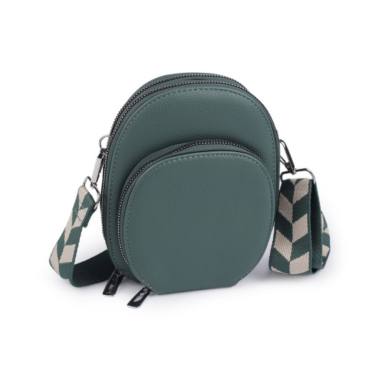 Női / lányos crossbody táska pánttal 14x19 cm - Sötét bézs (1 Darab) Női / lányos crossbody táska pánttal 14x19 cm - Sötét bézs (1 Darab)