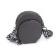 Női / lányos crossbody táska pánttal 14x19 cm - Sötét bézs (1 Darab) Női / lányos crossbody táska pánttal 14x19 cm - Sötét bézs (1 Darab)