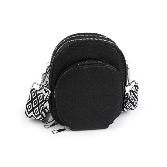 Női / lányos crossbody táska pánttal 14x19 cm - Sötét bézs (1 Darab) Női / lányos crossbody táska pánttal 14x19 cm - Sötét bézs (1 Darab)