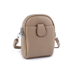 Borsa a tracolla da donna/ragazza, dimensioni: 14 x 19 cm - Beige (1 Pezzo)
