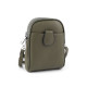 Női / lányos crossbody táska pánttal 14x19 cm - Sötét bézs (1 Darab) Női / lányos crossbody táska pánttal 14x19 cm - Sötét bézs (1 Darab)