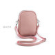 Női / lányos crossbody táska pánttal 14x19 cm - Sötét bézs (1 Darab) Női / lányos crossbody táska pánttal 14x19 cm - Sötét bézs (1 Darab)