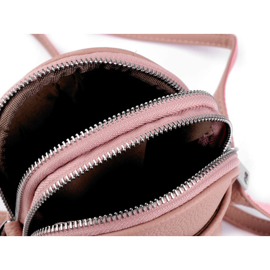 Női / lányos crossbody táska pánttal 14x19 cm - Sötét bézs (1 Darab) Női / lányos crossbody táska pánttal 14x19 cm - Sötét bézs (1 Darab)