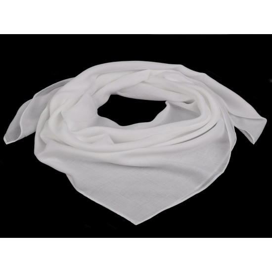 Plain scarf 90x90 cm - Cream lightest (3 Pieces) Plain scarf 90x90 cm - Cream lightest (3 Pieces)