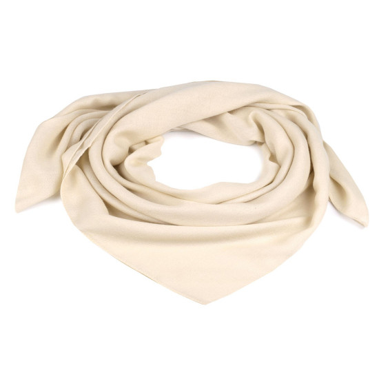 Plain scarf 90x90 cm - Cream lightest (3 Pieces) Plain scarf 90x90 cm - Cream lightest (3 Pieces)