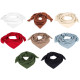 Plain scarf 90x90 cm - Cream lightest (3 Pieces) Plain scarf 90x90 cm - Cream lightest (3 Pieces)