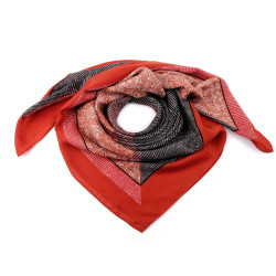 Chusta 105x105 cm - Czerwony ciemn (1 Sztuka)