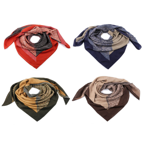 Chusta 105x105 cm - Czerwony ciemn (4 Sztuki) Chusta 105x105 cm - Czerwony ciemn (4 Sztuki)