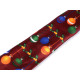 Weihnachtskrawatte aus satin - Bordeaux (4 Stücke) Weihnachtskrawatte aus satin - Bordeaux (4 Stücke)