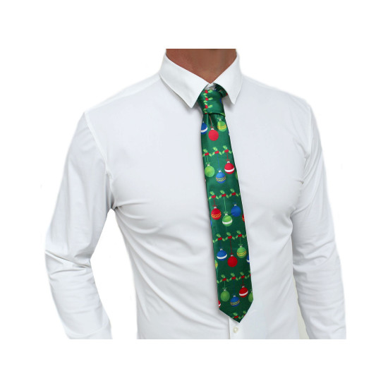 Weihnachtskrawatte aus satin - Bordeaux (4 Stücke) Weihnachtskrawatte aus satin - Bordeaux (4 Stücke)