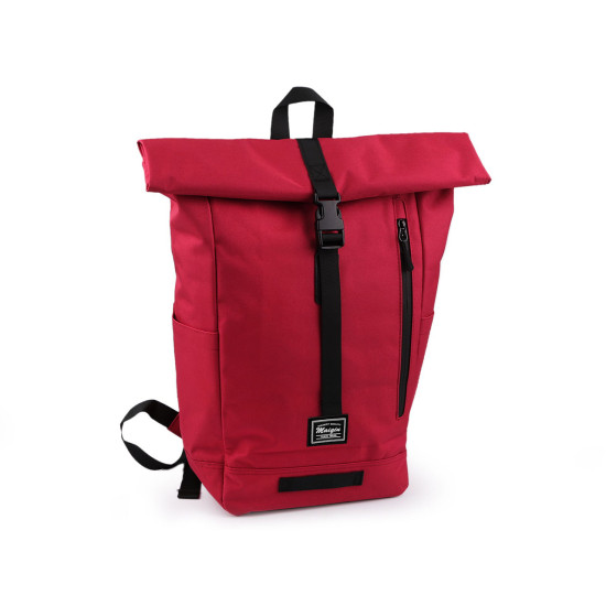 Roll top backpack 40x45 cm - Red (1 Piece) Roll top backpack 40x45 cm - Red (1 Piece)