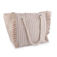 Summer bag with stripes 33x52 cm - Red (1 Piece) Summer bag with stripes 33x52 cm - Red (1 Piece)