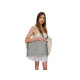 Summer bag with stripes 33x52 cm - Red (1 Piece) Summer bag with stripes 33x52 cm - Red (1 Piece)