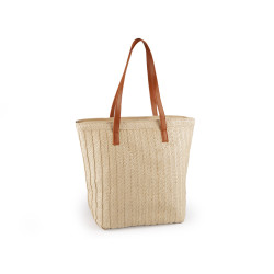 Torba letnia / plażowa  37x46 cm - Naturalny jasny (1 Sztuka)